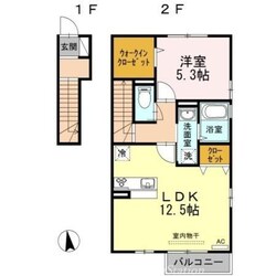 シャインポート屋島Ⅱの物件間取画像